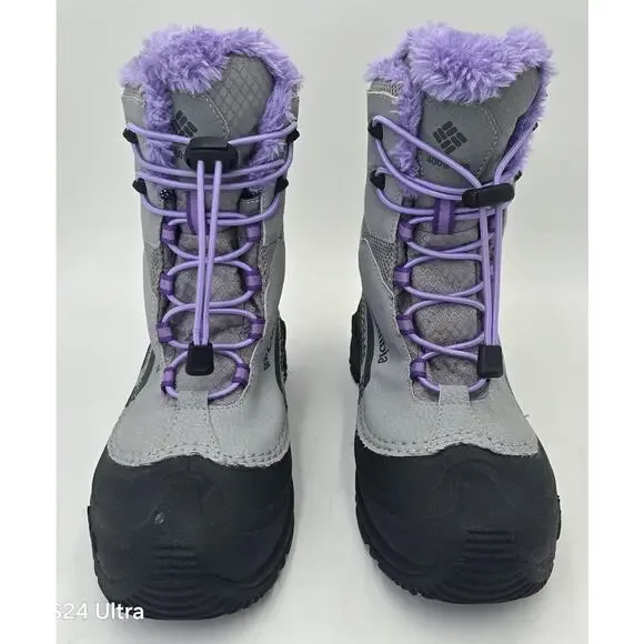 Columbia Winter Boots 400G Insulation Waterproof Bugaboot Plus IV Youth Girls 6 - Picture 6 of 8